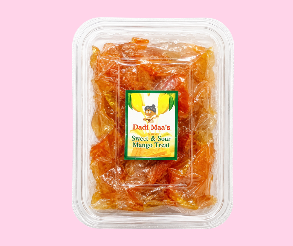 Dadi Maa's Sweet & Sour Mango Treat – Traditional Aam Papad Candy (5 Pieces)