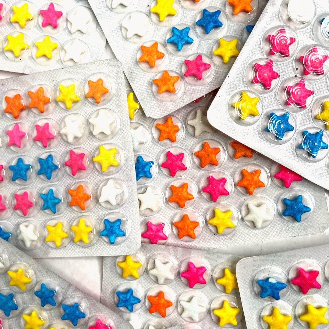 Colourfull Stars Pack of 4